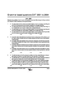 Grammar Based (2001 2004)